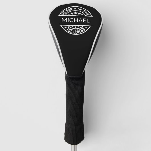 Het Man The Myth The Legend Funny Custom Name Golfheadcover (Voorkant)