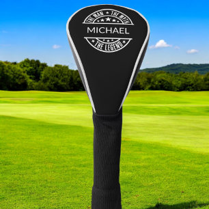 Het Man The Myth The Legend Funny Custom Name Golfheadcover
