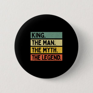 Het Man The Myth The Legend Funny personaliseren Ronde Button 5,7 Cm