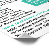 Het Man van de koerierslevering, de koeriersdienst Poster (Hoek)