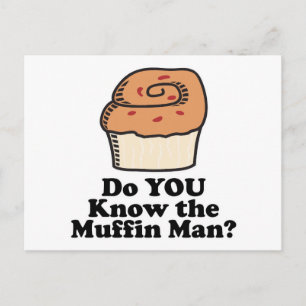 het man van de muffin briefkaart