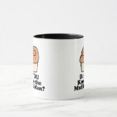 het man van de muffin mok (Midden)