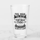 Het Man van de Myth  Edition Glass Cup Glas (Voorkant)
