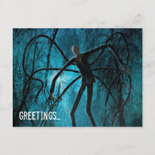 Het Man van de Slender en de Lost Soul Briefkaart