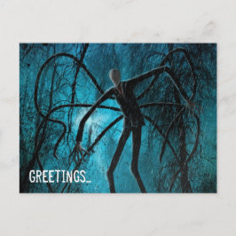 Het Man van de Slender en de Lost Soul Briefkaart