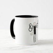 Het Man van de vergrootster maar niet zo eng Mok (Voorkant links)