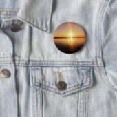 "Het Man van de zon" Ronde Button 5,7 Cm (In situ)