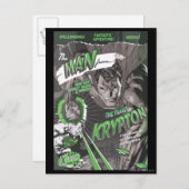 Het Man van Krypton Briefkaart (Voorkant / Achterkant)