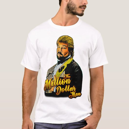 Het Man van miljoenen dollars T-Shirtthe miljoen d T-shirt (Voorkant)