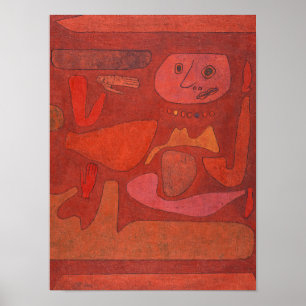 Het Man van Verwardheid door Paul Klee Poster