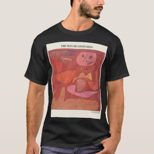 HET MAN VAN VERWARRING DOOR PAUL KLEE, Abstracte v T-shirt