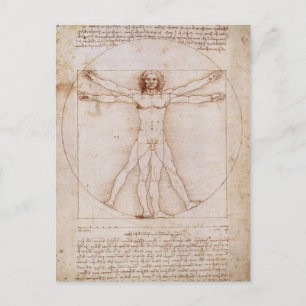 Het Man van Vitruvian Briefkaart