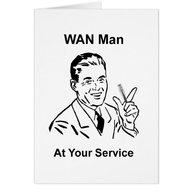 Het Man van WAN bij Uw Tech van het Terugtrekken v (Voorkant)