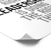 Het management doet dingen goed poster (Hoek)