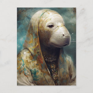 Het Manatee Nun Briefkaart