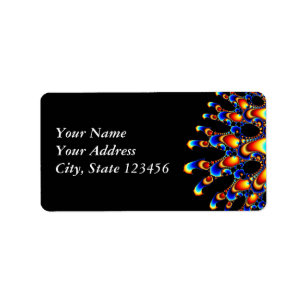 Het - Mandelbrot Fractal Art Etiket