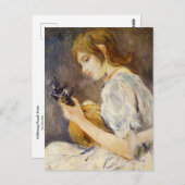 Het Mandolin van Berthe Morisot Briefkaart (Voorkant / Achterkant)