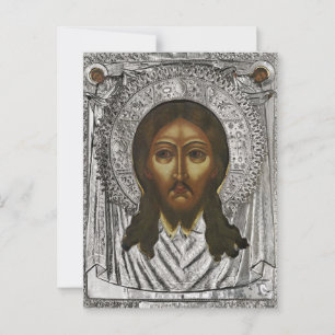 Het Mandylion Orthodoxe Christelijke Icoon Briefkaart