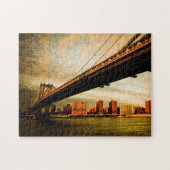 Het Manhattan-uitzicht aan de kant van Brooklyn (N Legpuzzel (Horizontaal)