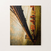 Het Manhattan-uitzicht aan de kant van Brooklyn (N Legpuzzel (Verticaal)