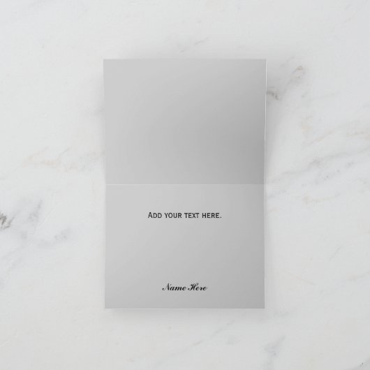 Het mannelijke Metaal ziet dankt u nota neemt van Bedankkaart (Binnen)