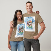 Het Mannen gebergte Selfie T-shirt (Unisex)