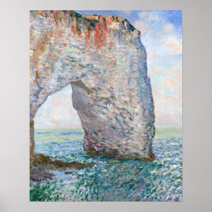 Het Manneporte bij Etretat door Claude Monet Poster