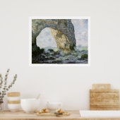 Het Manneporte van Claude Monet Poster (Keuken)