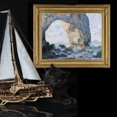 Het Manneporte van Claude Monet Poster