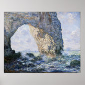 Het Manneporte van Claude Monet Poster (Voorkant)