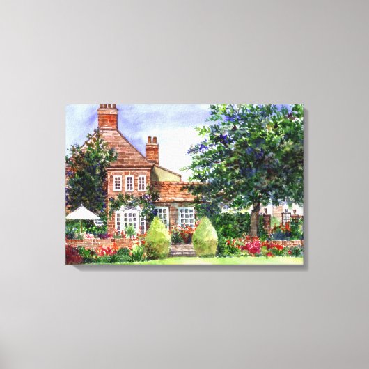 Het Manor House Wall Art Canvas (Voorkant)