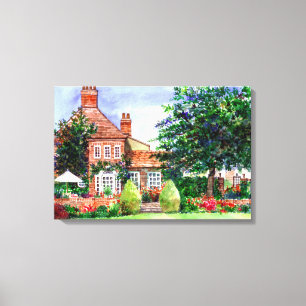 Het Manor House Wall Art Canvas Afdruk