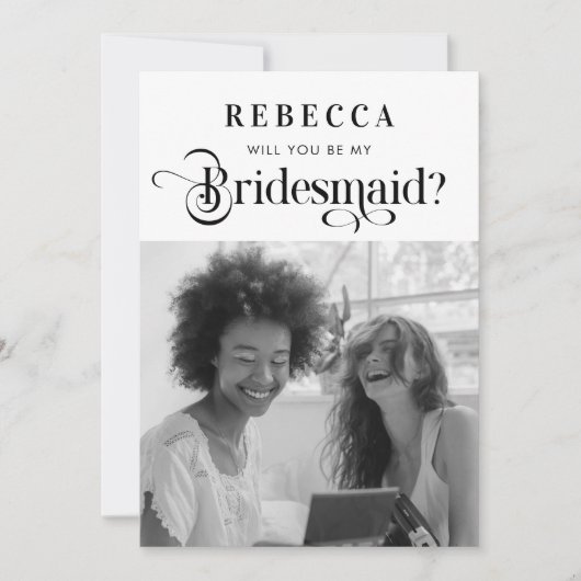 Het  Manuscript & de Bridesmaïde Voorstel van de R Aankondiging (Voorkant)