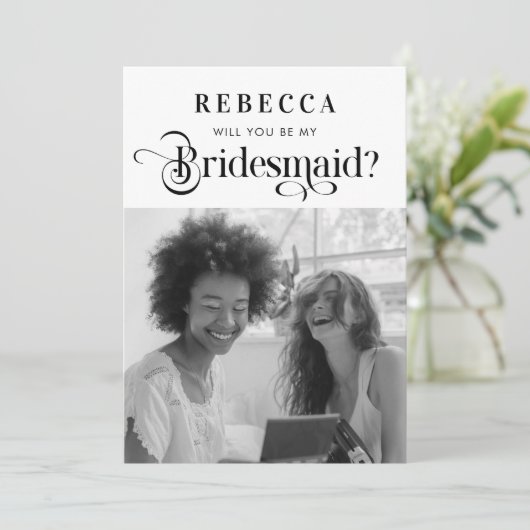 Het  Manuscript & de Bridesmaïde Voorstel van de R Aankondiging (Staand voorkant)