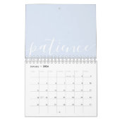 Het Manuscript Moderne Minimalistisch van de Foto  Kalender (Jan 2026)