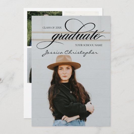 Het Manuscript van Chic Afstuderen 5 Afstuderen va Aankondiging (Voorkant / Achterkant)