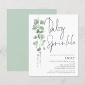 Het Manuscript van de begroting Eucalyptus Baby Sp (Voorkant / Achterkant)