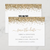 Het Manuscript van de begroting Gold Glitter spare (Voorkant / Achterkant)