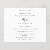 Het Manuscript van de begroting Mod Naam Foto Grad (Achterkant)