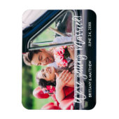 Het Manuscript van de borstel sparen de Datum wij Magneet (Verticaal)