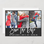 Het Manuscript van de Borstel van het Chalkboard 3 Kaart (Voorkant / Achterkant)