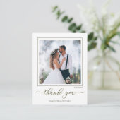 Het Manuscript van de calligrafie Moderne Eenvoudi Briefkaart (Staand voorkant)