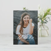 Het Manuscript van de Kalligrafie van de begroting Bedankkaart (Staand voorkant)