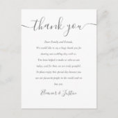 Het Manuscript van de Ontvangst van de bruiloft Da Briefkaart (Voorkant)