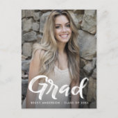 Het manuscript van de vun afstuderen sparen de dat briefkaart (Voorkant)