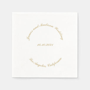 Het manuscript van de weddenschap aangepaste gekro servet