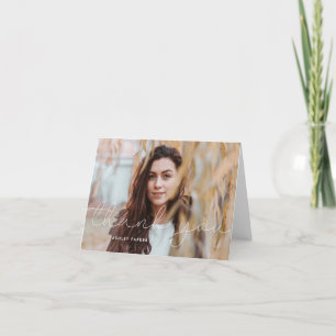 Het Manuscript van het Afstudeerder Afstuderen Fot Bedankkaart