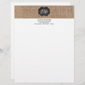 Het Manuscript van het Chalkboard van de overlappi Briefhoofd Ontwerp (Voorkant / Achterkant)