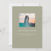 Het Manuscript van Trendy met de Afstuderen van de Aankondiging (Achterkant)