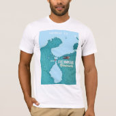 Het Maracaibo-meer in Venezuela. T-shirt (Voorkant)